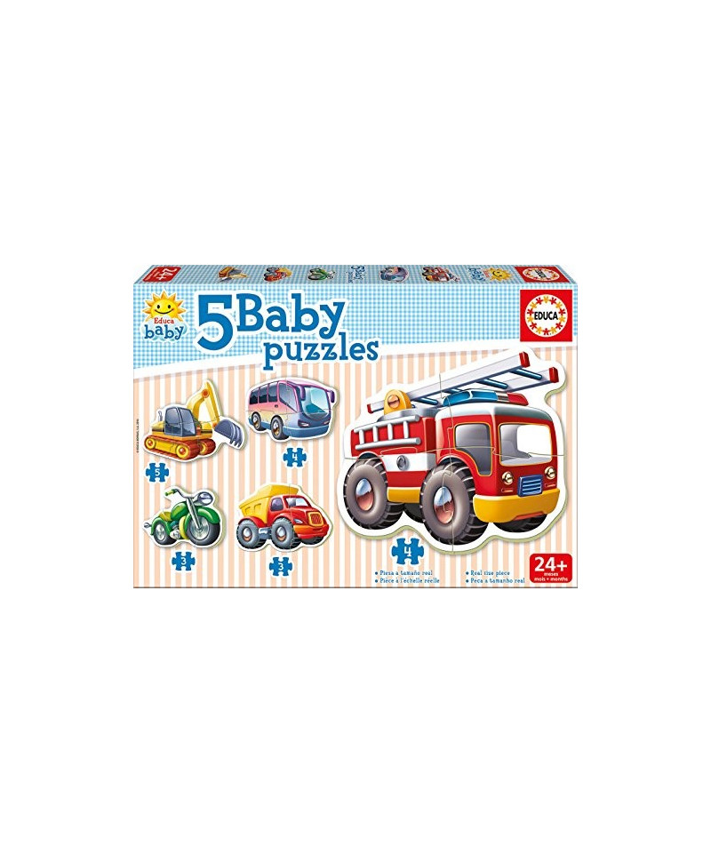 EDUCA - Puzzle Baby véhicules 14866