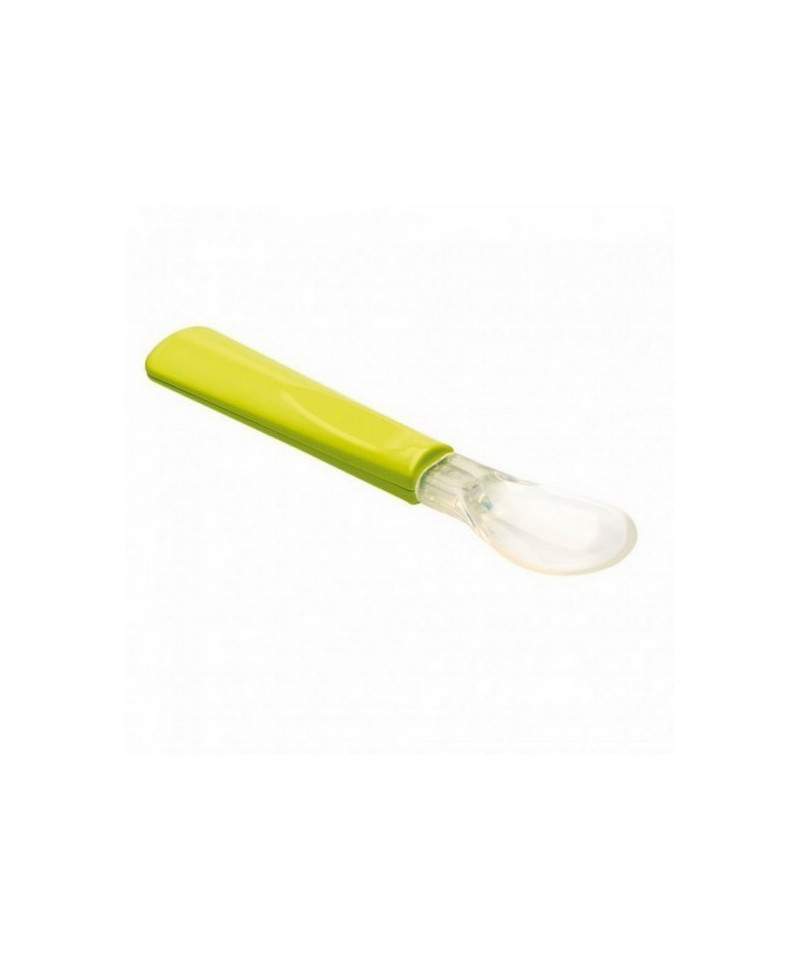 THERMOBABY - 2 CUIILIERES SILICONE VERTES