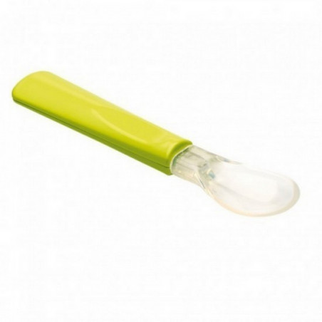THERMOBABY - 2 CUIILIERES SILICONE VERTES