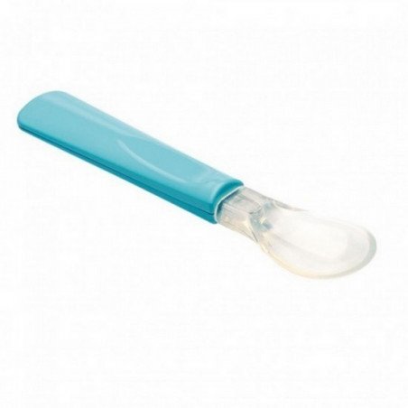 THERMOBABY - 2 CUIILIERES SILICONE TURQUOISE