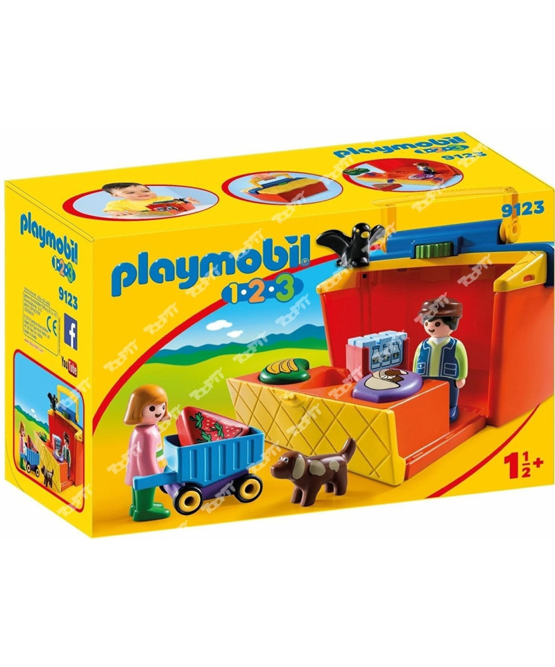 PLAYMOBIL - ETAL DE MARCHE TRANSPO