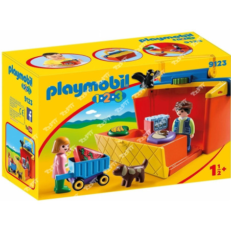 PLAYMOBIL - ETAL DE MARCHE TRANSPO