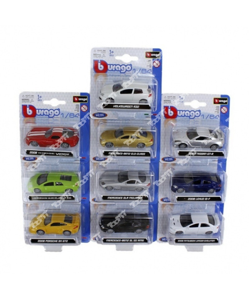 BURAGO - BOX STREET FIRE 1/64ème (90 pcs)