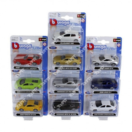 BURAGO - BOX STREET FIRE 1/64ème (90 pcs)