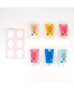 DJECO - 6 FINGER PAINT'S TUBES SWEET