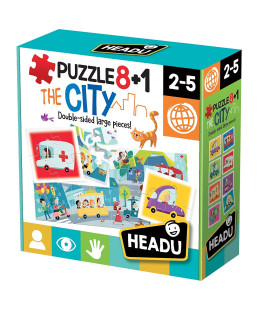 HEADU - Puzzle 8+1 City IT20508