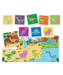 HEADU - Puzzle 8+1 Dinosaurs IT22243