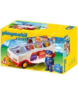 PLAYMOBIL - Playmobil1.2.3 Airport Shuttle Bus
