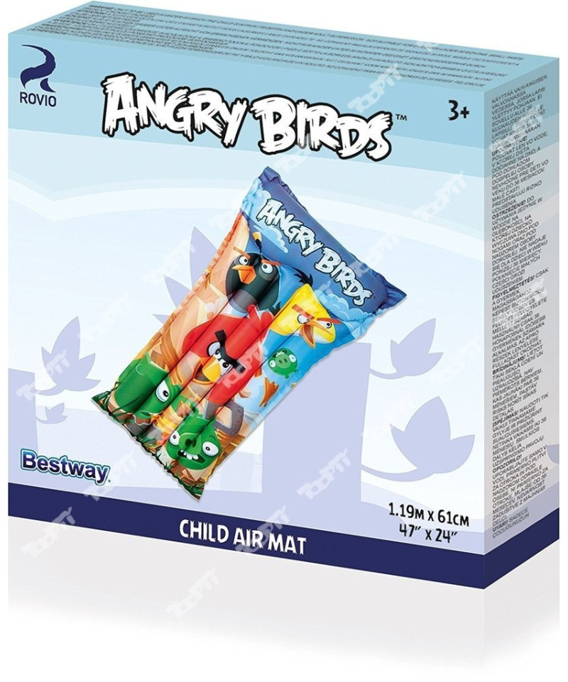 BESTWAY - Matelas Angry Birds no:96104