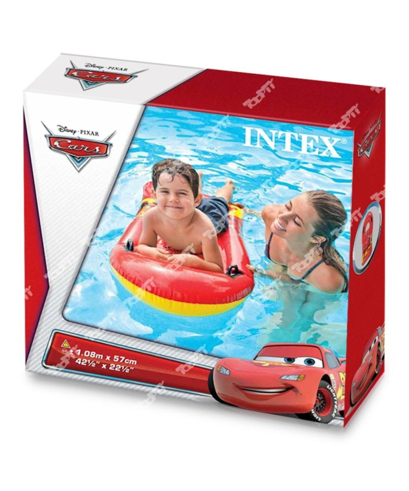 INTEX - Matelas pour enfant Cars 108x57cm Ref 58161NP