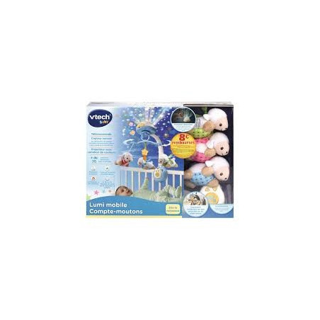 VTECH - LUMI MOBILE COMPTE-MOUTONS BLEU