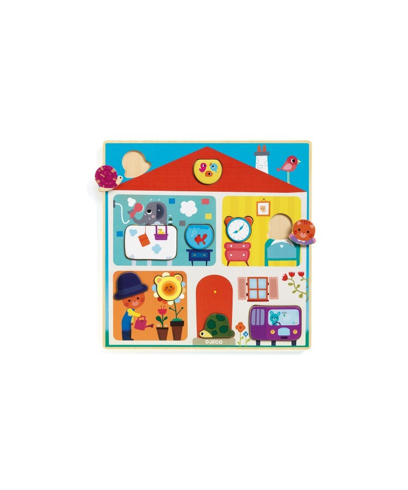 DJECO - PUZZLE EDUCATIF - SWAPY
