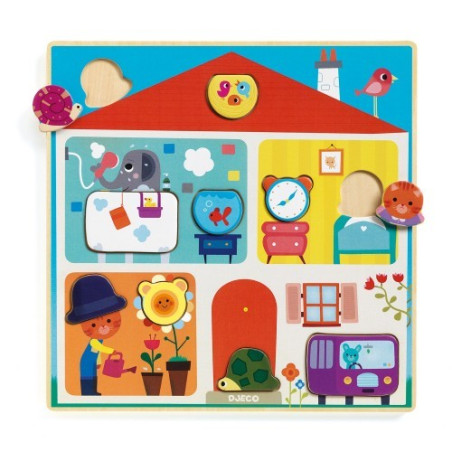 DJECO - PUZZLE EDUCATIF - SWAPY