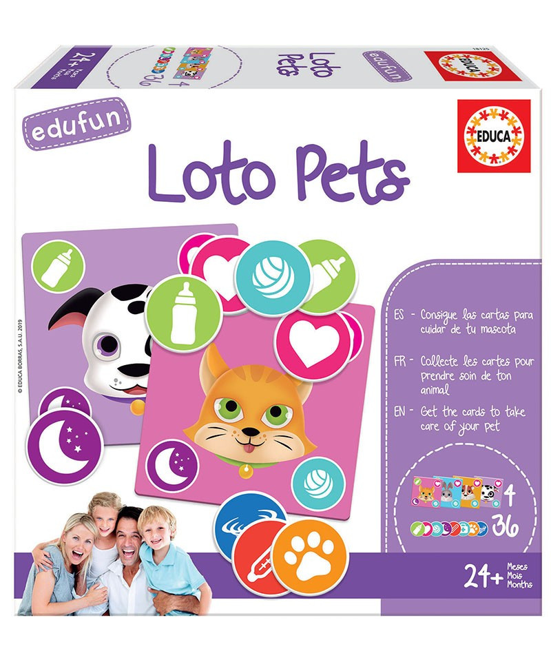 EDUCA - HAPPY PETS 18125