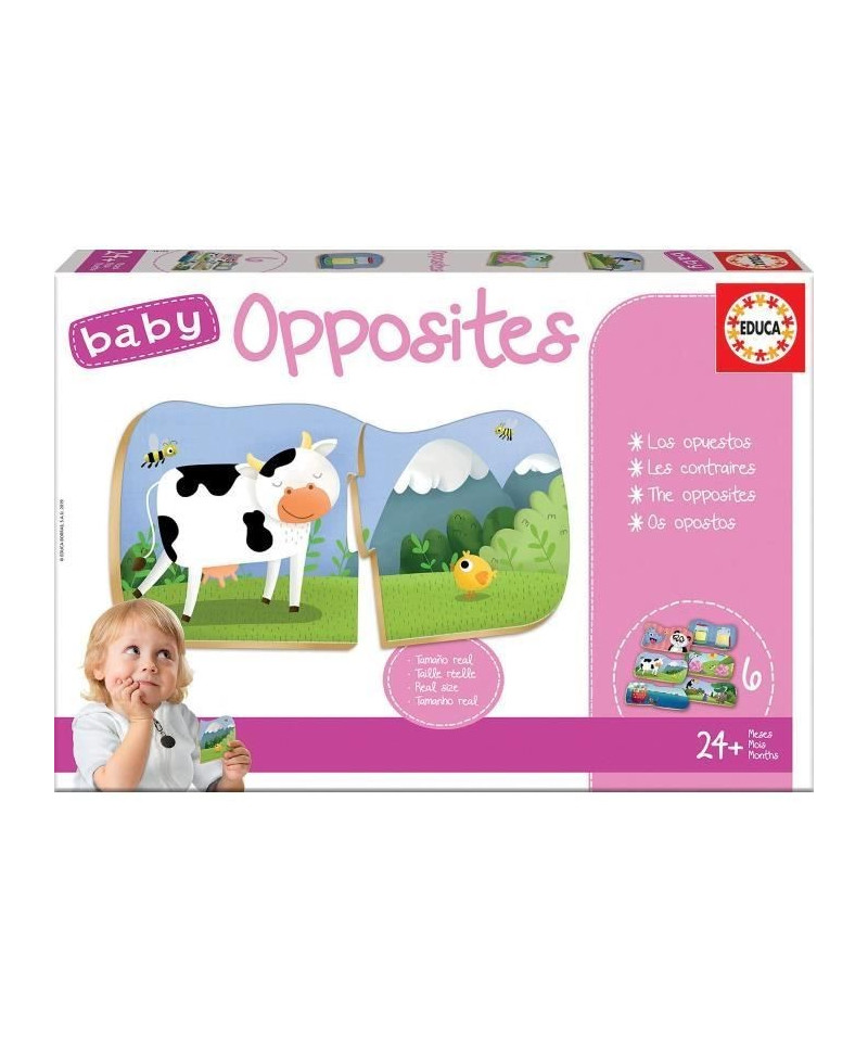 EDUCA - PUZZLE BABY OPPOSITES 18122