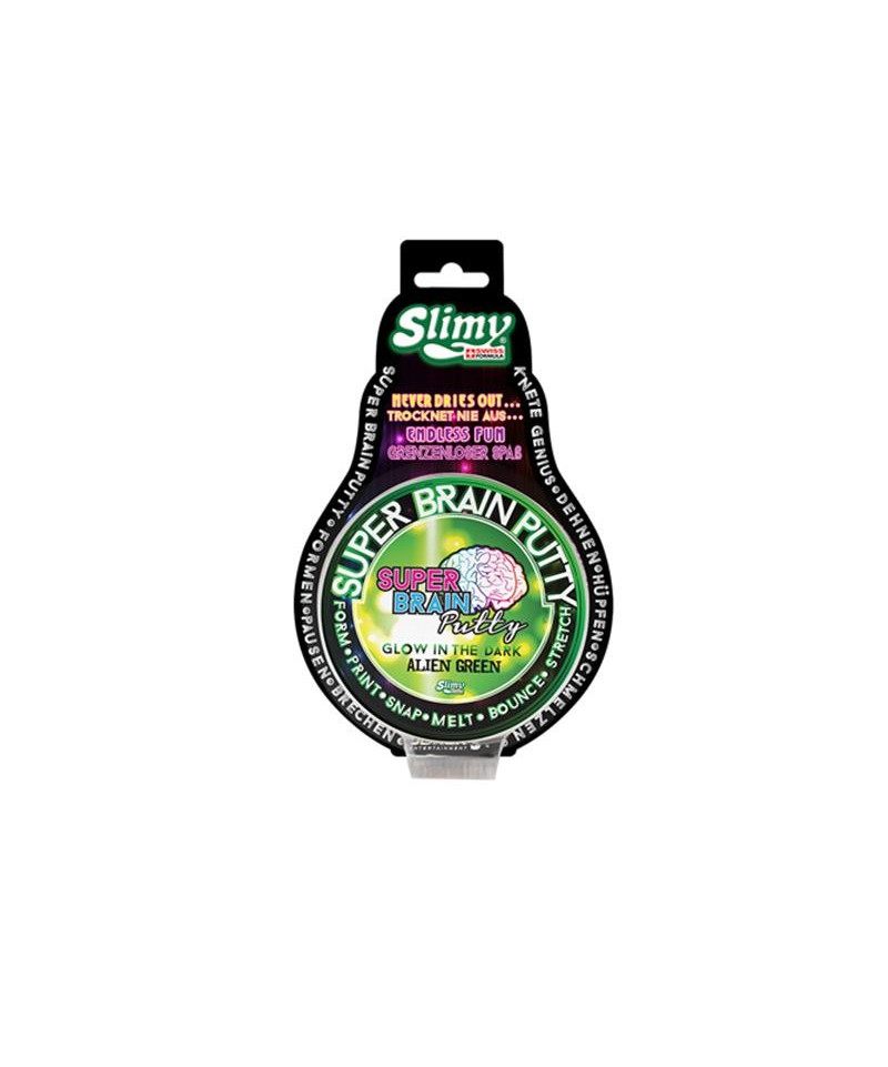 SLIMY - KNETE GENIUS 45 GR BLISTER COLOR CHANGE & GLOW IN THE DARK