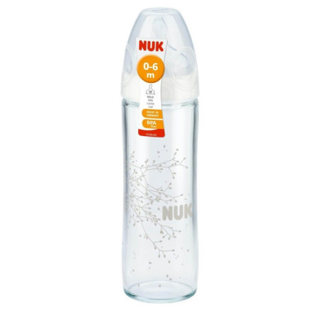 NUK - BIBERON CLASSIC EN VERRE 240ML