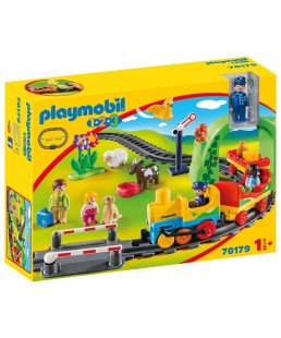 PLAYMOBIL - TRAIN PASSAGERS +CIRCUIT 1.2.3