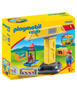 PLAYMOBIL - GRUE DE CHANTIER 1.2.3
