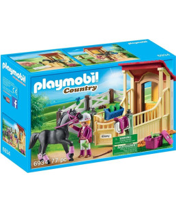 PLAYMOBIL - BOX +PURSANG ARABE + CAVALIERE