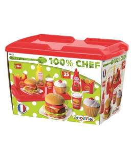 ECOIFFIER - COFFRET PLATEAU HAMBURGER  2623