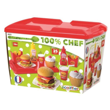 ECOIFFIER - COFFRET PLATEAU HAMBURGER  2623