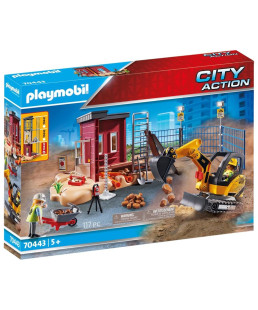 PLAYMOBIL - MINI-PELLETEUSE ET CHANTIER