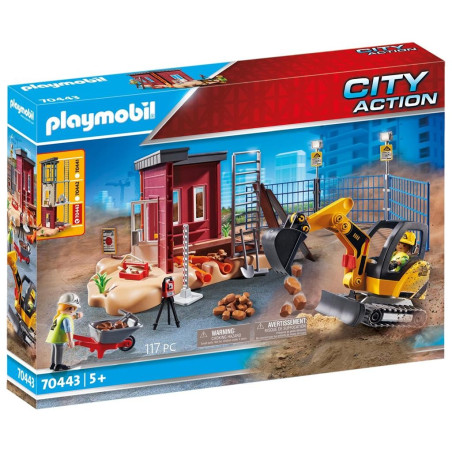 PLAYMOBIL - MINI-PELLETEUSE ET CHANTIER