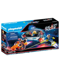 PLAYMOBIL - VEHICULE VOLANT DES POLICIERS DE L'ESPACE