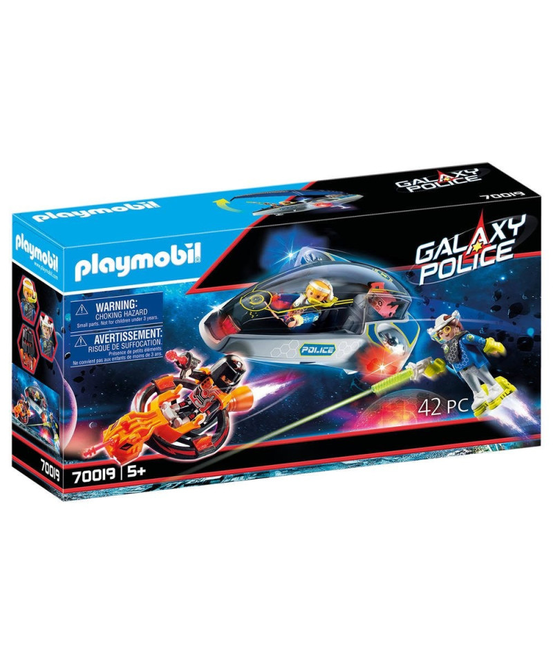 PLAYMOBIL - VEHICULE VOLANT DES POLICIERS DE L'ESPACE