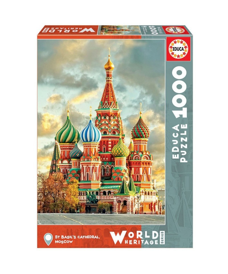 EDUCA - PUZZLE 1000 CATHEDRALE DE SAINT-BASILE, MOSCOU