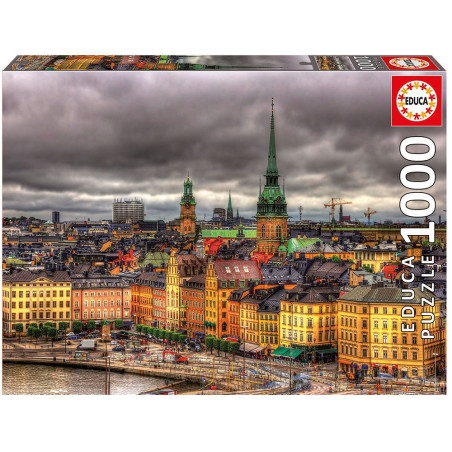 EDUCA - PUZZLE 1000 VUE DE STOCKHOLM, SUEDE