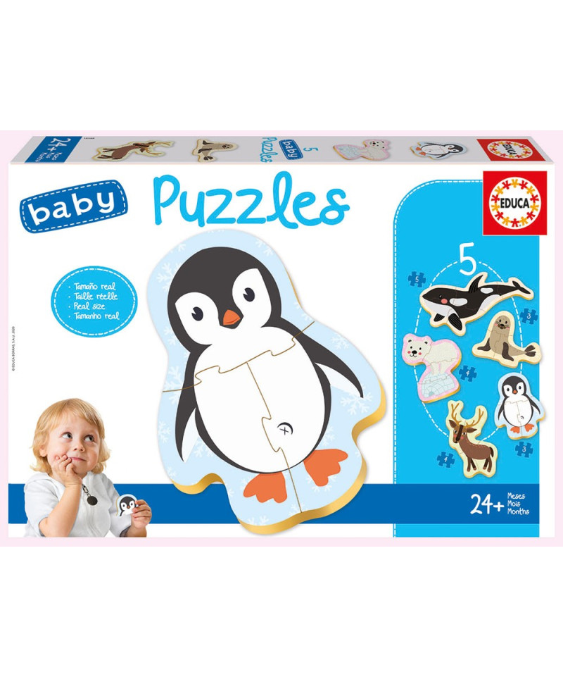 EDUCA - PUZZLE 24 MOIS ANIMAUX DE LA BANQUISE