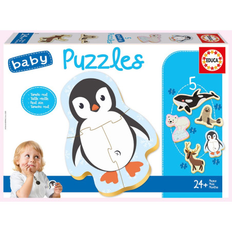 EDUCA - PUZZLE 24 MOIS ANIMAUX DE LA BANQUISE