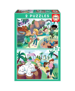 EDUCA - PUZZLE 2X20 AU ZOO