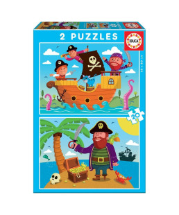 EDUCA - PUZZLE 2X20  PIRATES