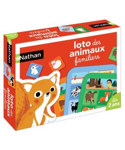 NATHAN - LOTO DES ANIMAUX FAMILLIERS