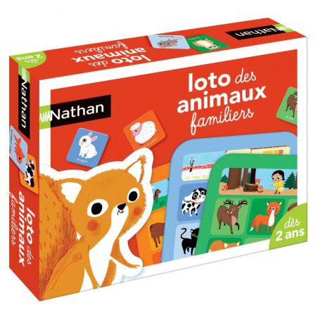 NATHAN - LOTO DES ANIMAUX FAMILLIERS