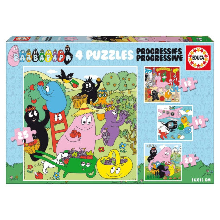 EDUCA - PUZZLE PROGRESIVO  BARBAPAPA 12+