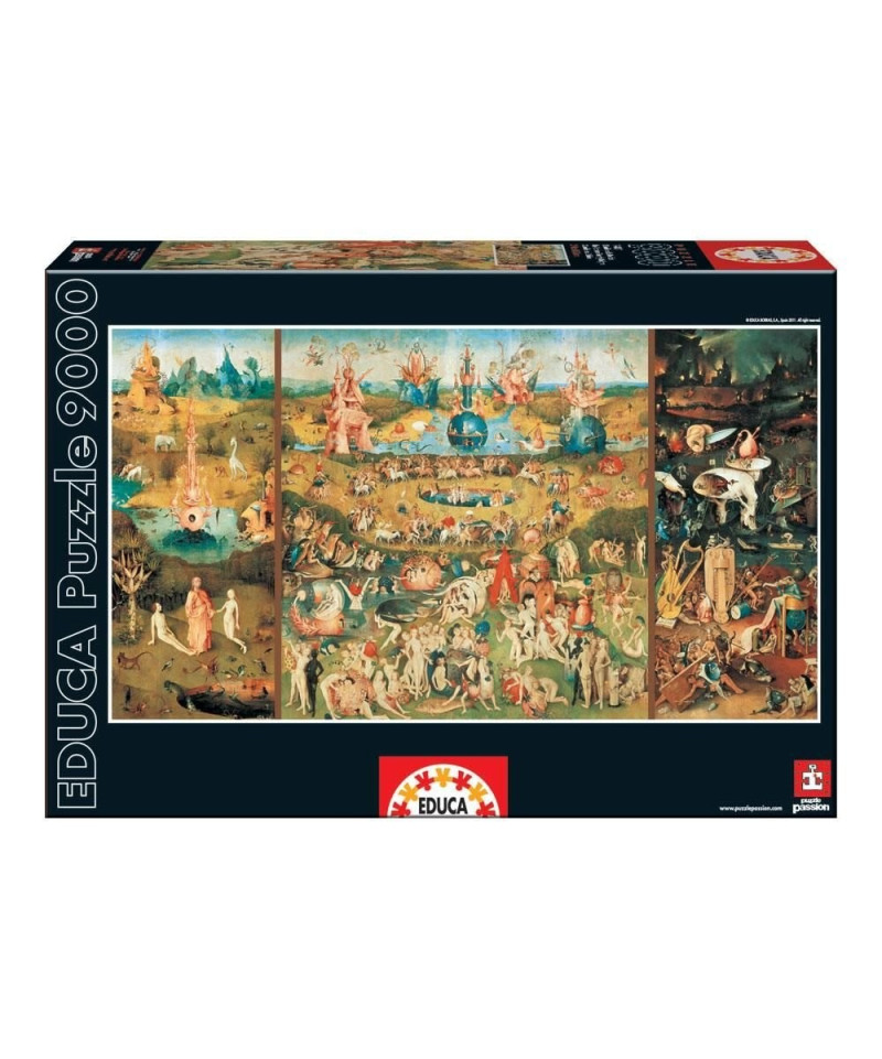 EDUCA - PUZZLE 9000   LE  JARDIN  DES  DELICES
