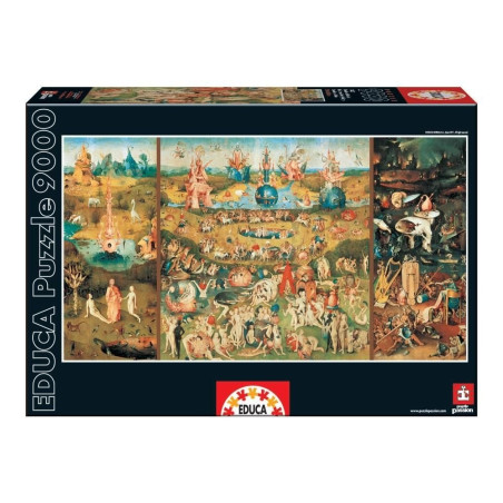 EDUCA - PUZZLE 9000   LE  JARDIN  DES  DELICES