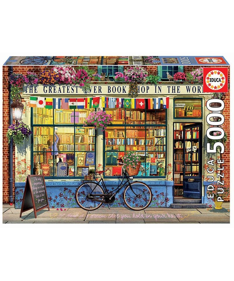 EDUCA - PUZZLE 5000  MEJOR  LIBRERFA  DEL  MUNDO