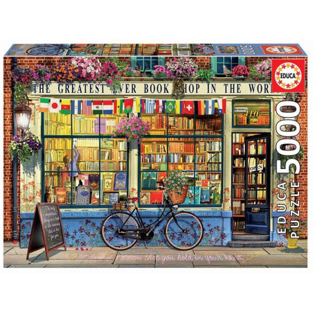EDUCA - PUZZLE 5000  MEJOR  LIBRERFA  DEL  MUNDO