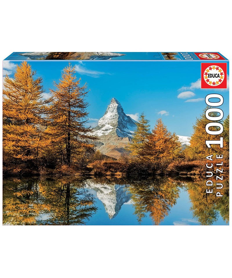EDUCA - PUZZLE 1000  MONT  CERVIN  EN  AUTOMNE
