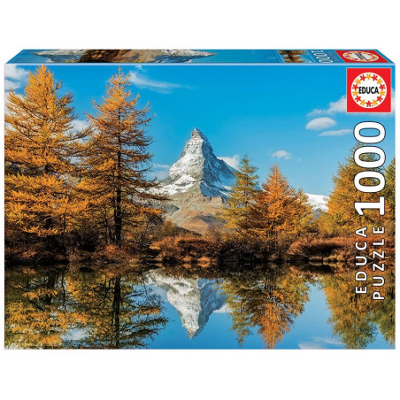 EDUCA - PUZZLE 1000  MONT  CERVIN  EN  AUTOMNE