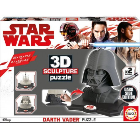 EDUCA - PUZZLE DARTH  VADER  COLOR 3D  SCULPTURE