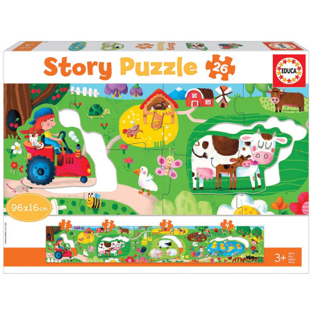 EDUCA - PUZZLE 26  LA  GRANJA  STORY  PUZZLE