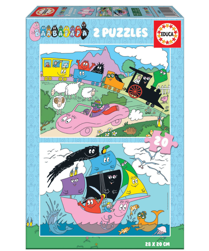 EDUCA - PUZZLE 2X20  BARBAPAPA