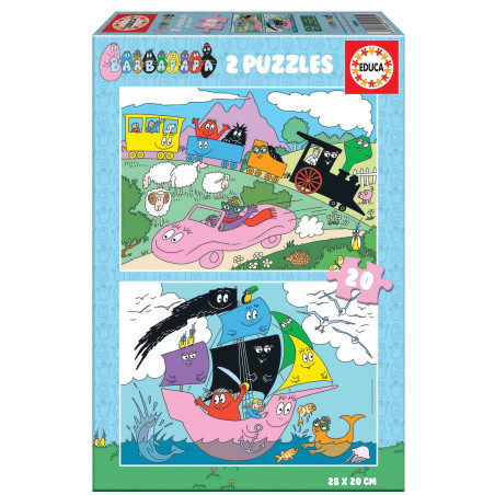 EDUCA - PUZZLE 2X20  BARBAPAPA