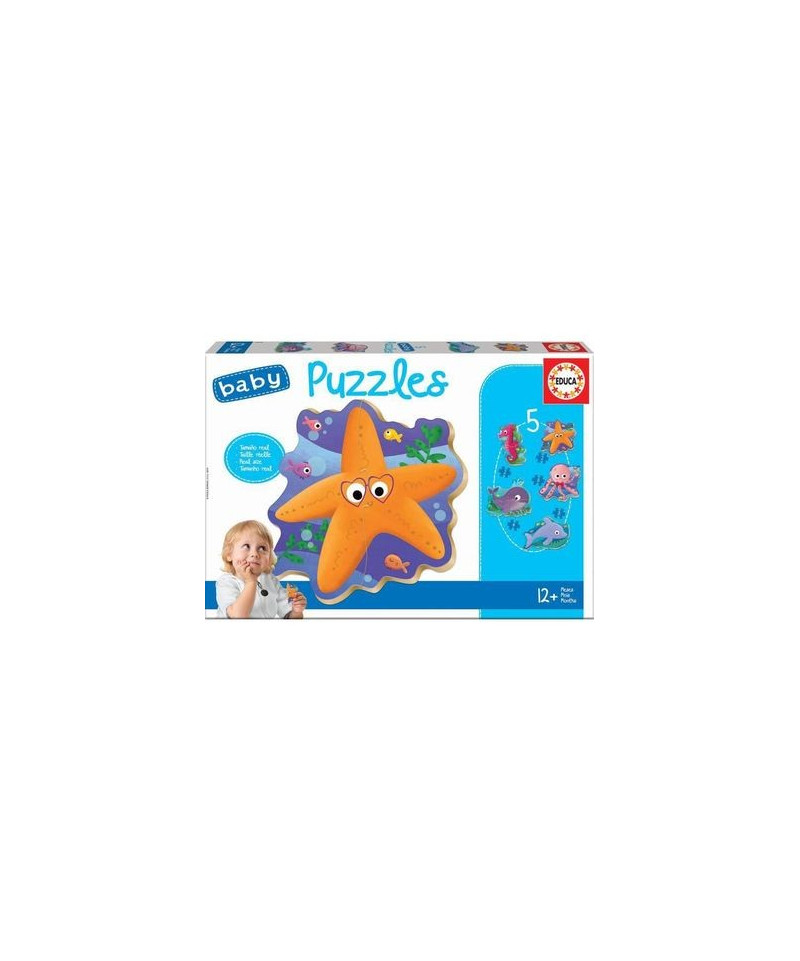 EDUCA - PUZZLE 12  MOIS  ANIMAUX  MARINS
